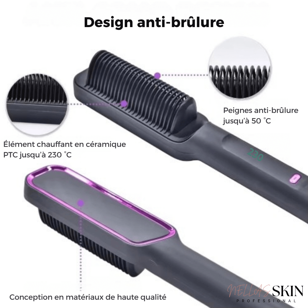 SilkWave Pro™ brosse lissante chauffante ionique