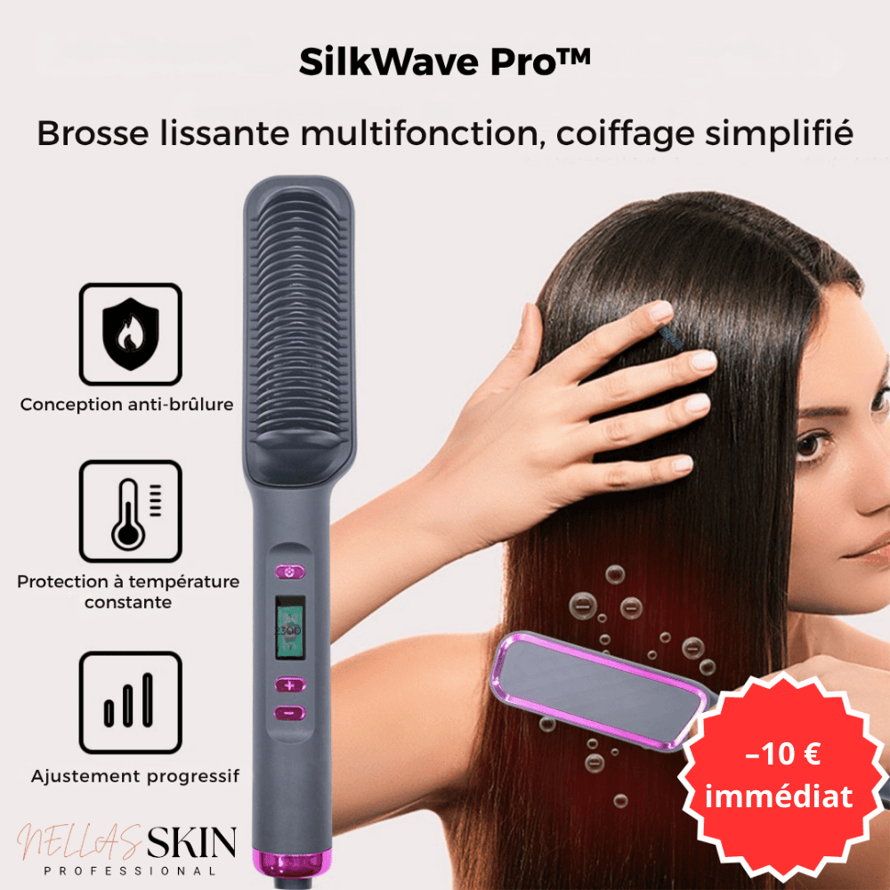 SilkWave Pro™ brosse lissante chauffante ionique