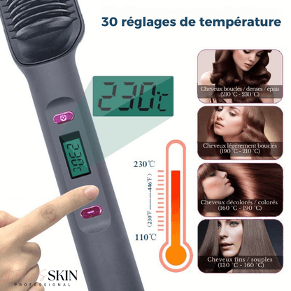 SilkWave Pro™ brosse lissante chauffante ionique