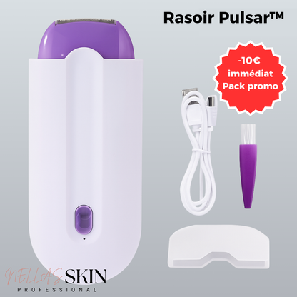 Rasoir Pulsar™  épilation douce, peau ultra-lisse